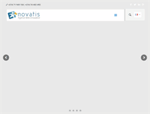 Tablet Screenshot of novatis.tn