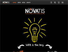 Tablet Screenshot of novatis.it